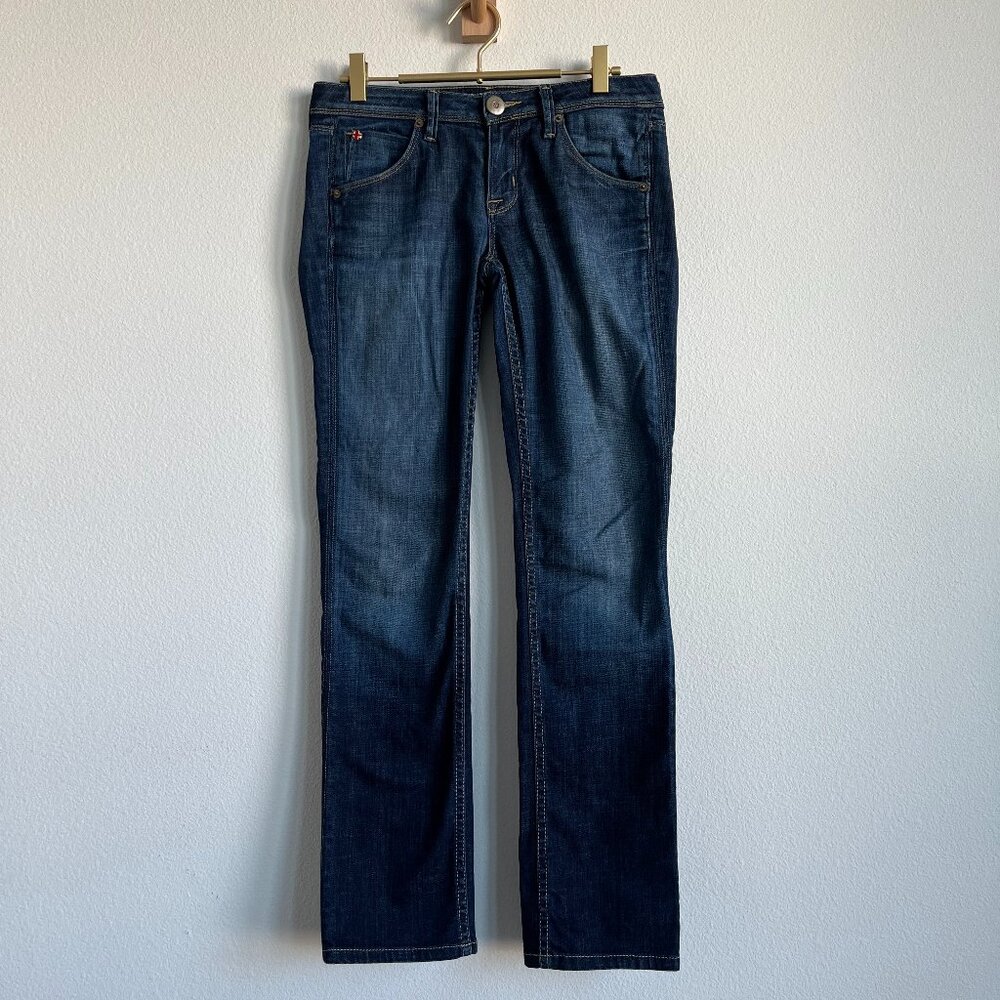 Vintage 90s Hudson Straight Leg Medium Wash Jeans - Size 27